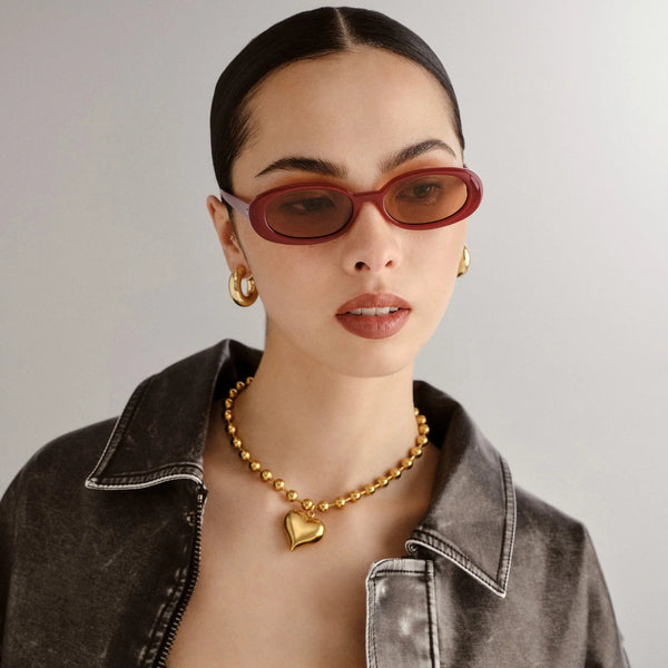 Outta Love / Burgundy & Light Brown Lens - Shade Files